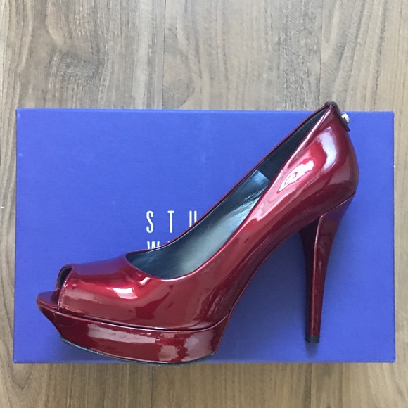 Stuart Weitzman Shoes - NWB Stuart Weizman Platform Red High Heels Shoes